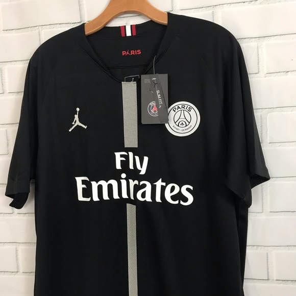 Jordan Paris Soccer PSG Saint Germain Jersey Shirt - Picture 3 of 8